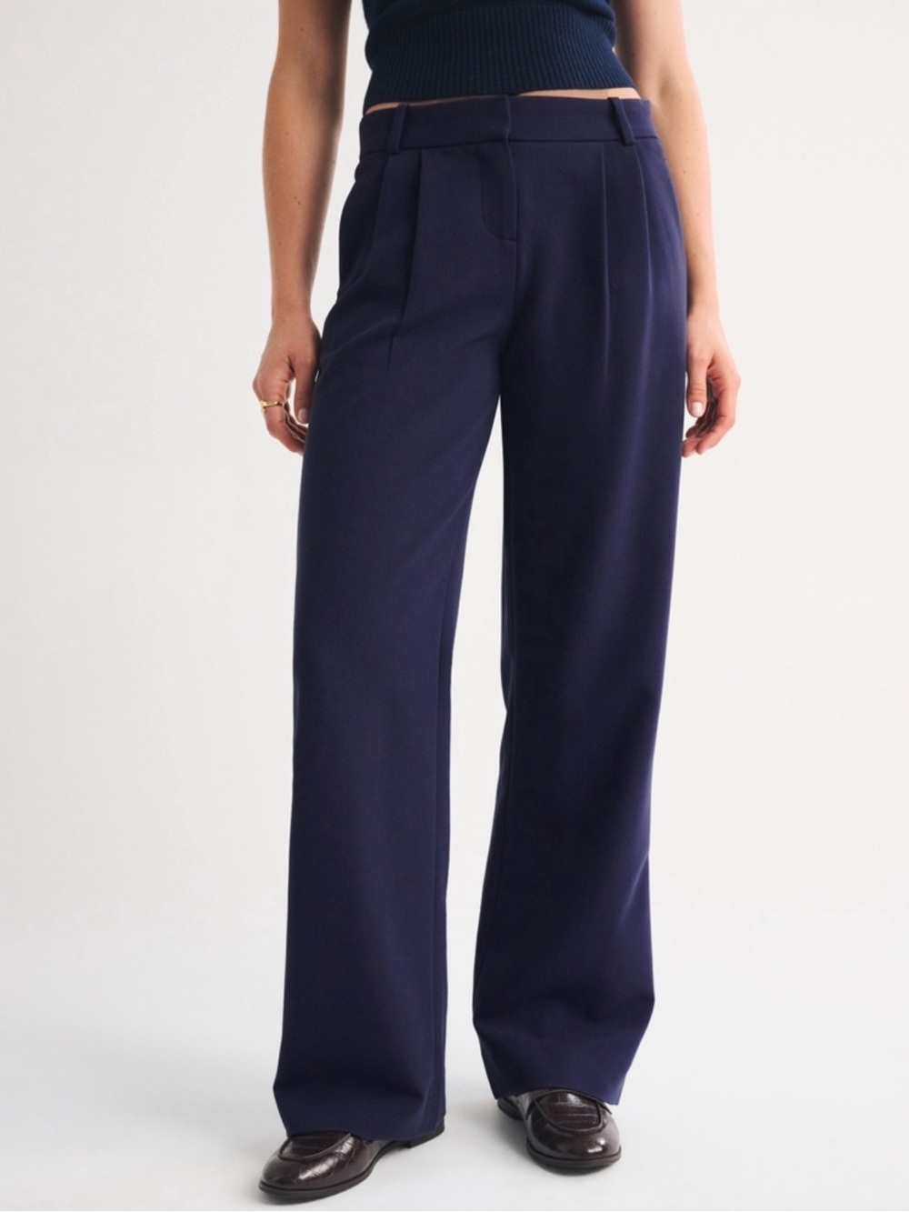 New with tags Abercrombie & Fitch Sloane Tailored Wide Leg Trousers